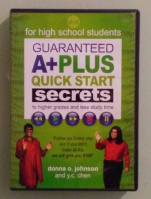 GUARANTEED A + plus QUICK START SECRETS for higher grades & less study   DVD 