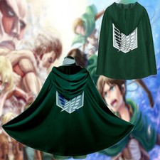 Attack On Titan Anime Cosplay Cute Cloak Soft Coats Loose Sweatshirts Gift 9