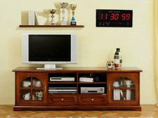 OROLOGIO DIGITALE DA PARETE MURO LED ULTRAPIATTO PER UFFICIO-CASA-NEGOZIO (05)