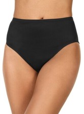 Magicsuit Women's Swimsuit Bottoms Size 10 Black Full Coverage Brief Bikini