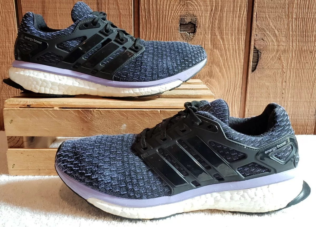 Adidas Boost Running Shoes Black/Grape Men 8.5 | eBay