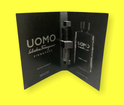Salvatore Ferragamo Uomo Signature Eau de Parfum Vial Sample Spray 0.05oz 1.5ml