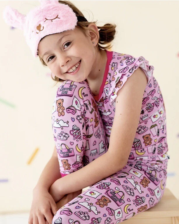 Kiki Lulu 3T Slumber Party short sleeve pajamas