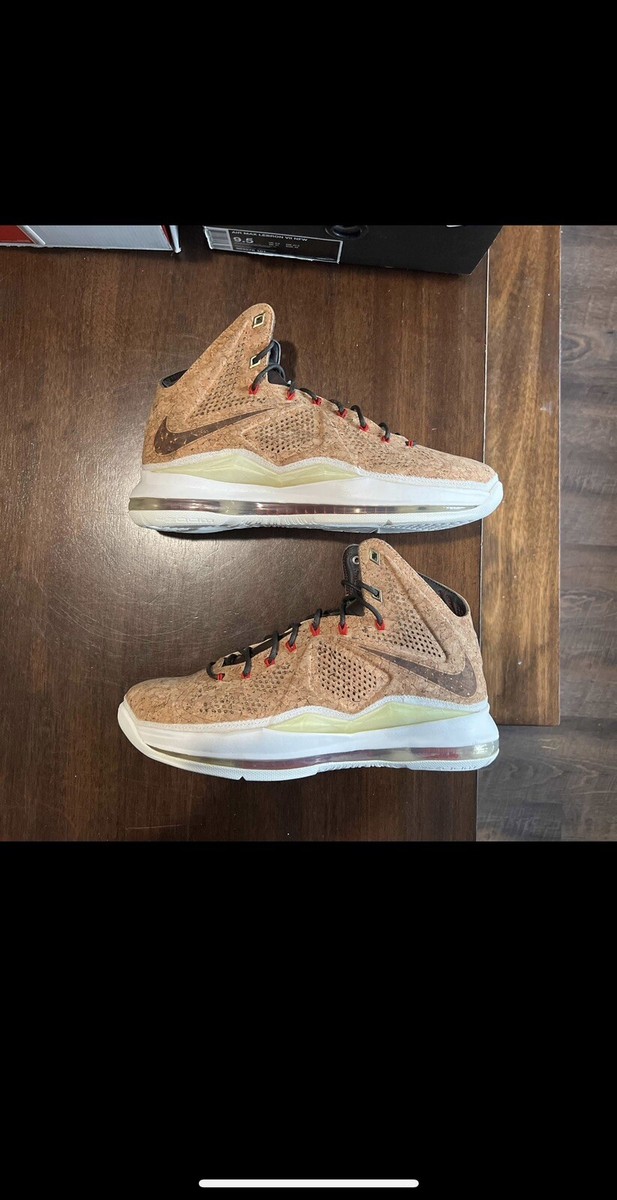 Size 9.5 - Nike LeBron 10 EXT QS Cork for sale online | eBay