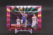  2021-22 Donruss Franchise Features Holo Pink Laser #18 Stephen Curry 