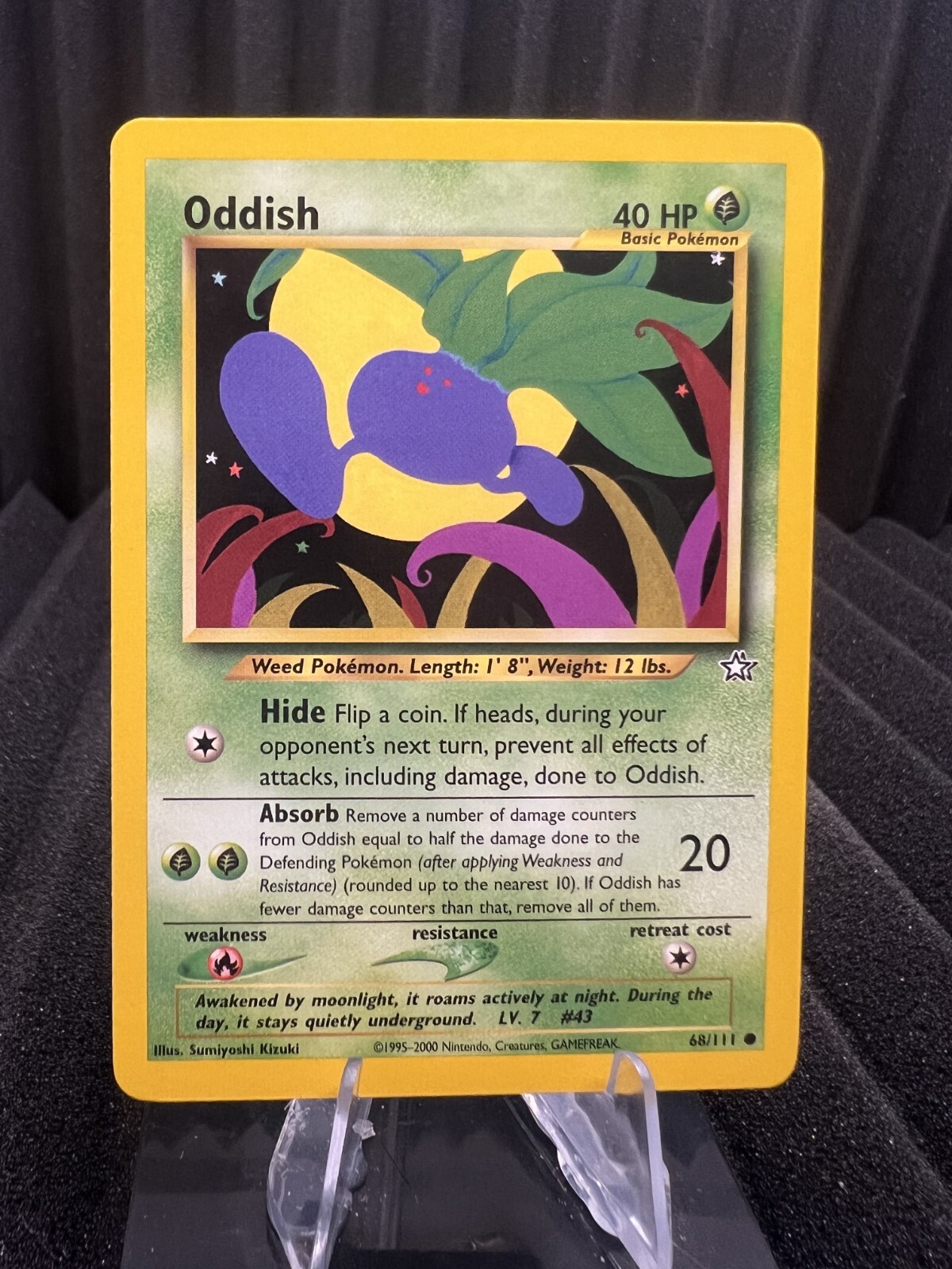 Oddish 68/111 - Neo Genesis Unlimited Edition - WOTC Pokemon LP