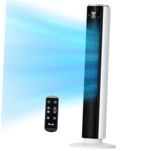 Tower Fan for Bedroom, 25ft/s Standing Fans that Blow Cold Air for Home,