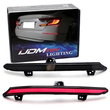 Smoked Lens Full LED Bumper Reflector Tail & Brake Lights For 18-22 Honda Accord