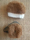 Barbie Mattel Vintage Brown Fur Hat & Purse Set Lot 2-82