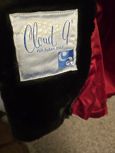 1950-60s Cloud 9 Women’s Brown Faux Fur Mink Long Coat Small? Mod Classic Urban - Picture 8 of 8