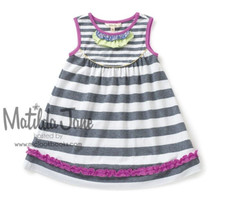 Girls MATILDA JANE Adventure begins Vanilla Swirl Dress size 4 NWT