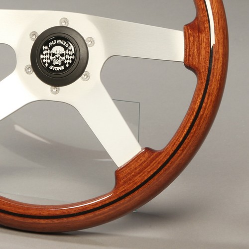 Volante de madera volante deportivo volante madera 360mm cubo Ford Capri mk2 2 II 1973-1978 - Imagen 3 de 5