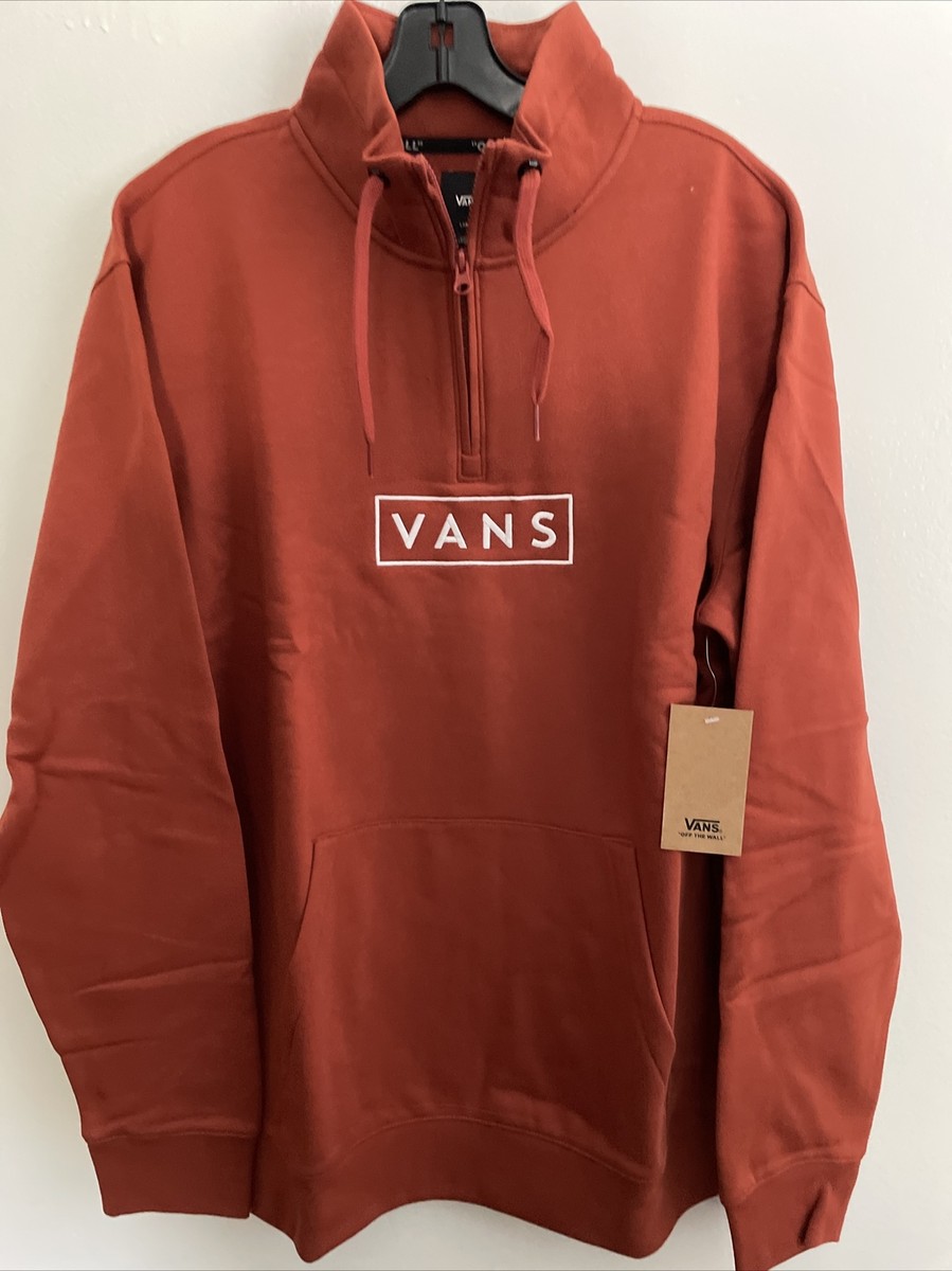 vans collared sweatshirt
