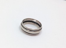 Vintage 7mm Simple Plain Band Ring Size 7 Sterling Silver 925 FMGE