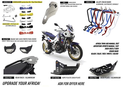 Blocs Pare-Chocs Moto Universels - Protection Moteur ABS, Pour Gardes 22/25/ 28mm, Anti-Choc