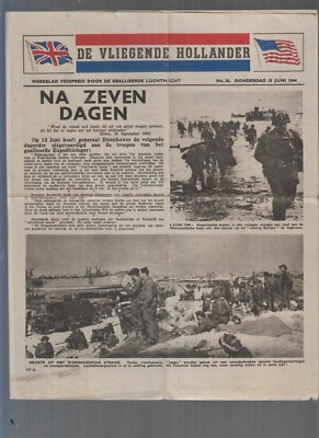 1944 Flugblatt De Vliegende Hollander Nr. 36