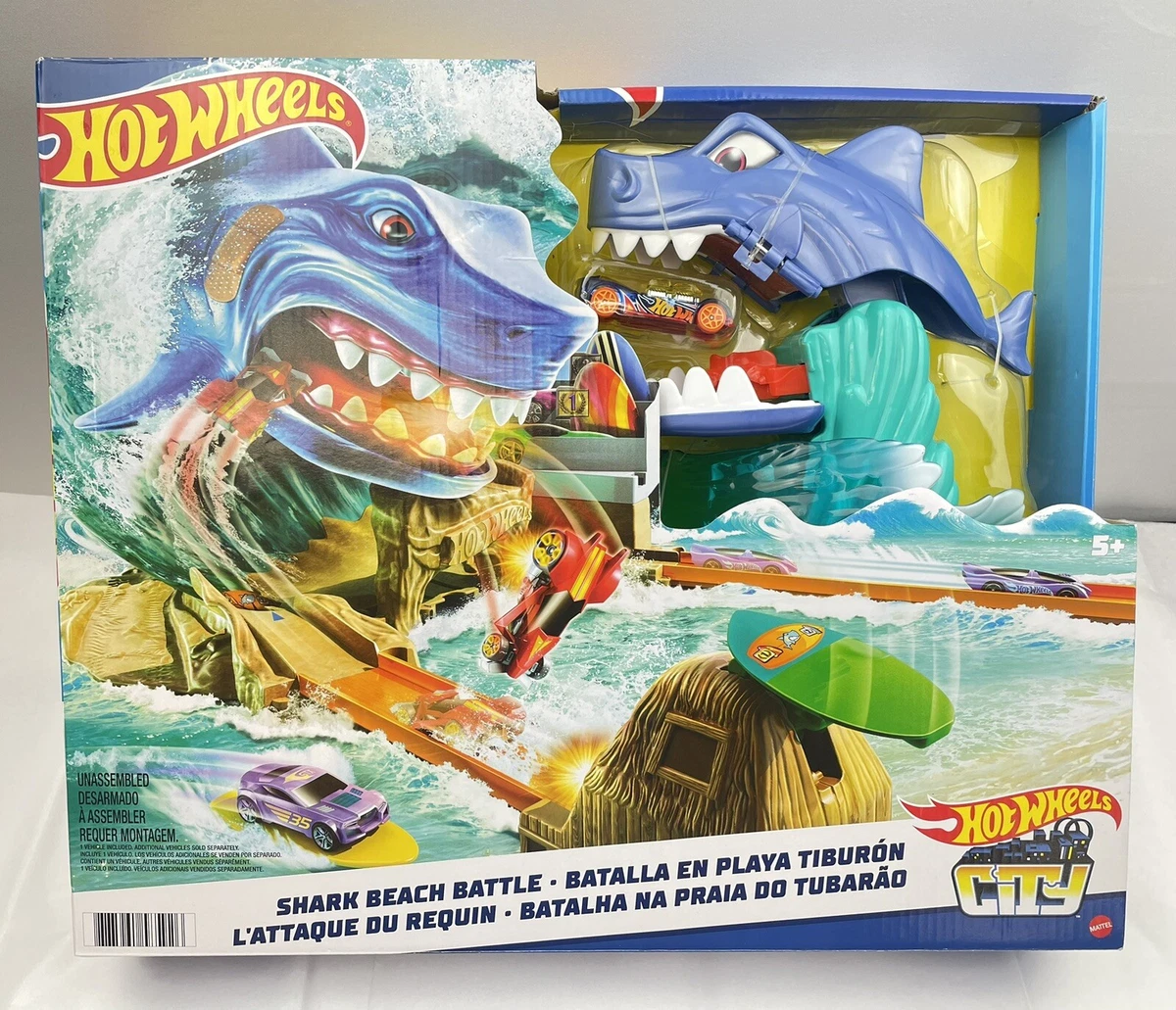 Hot wheels sales shark battle