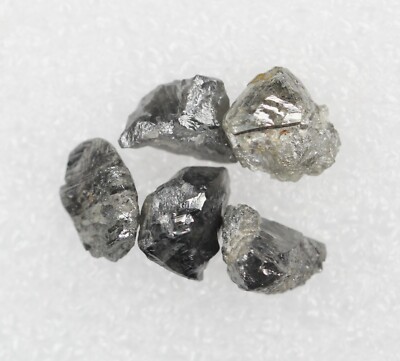 Irregular Cut Salt And Pepper Rough Raw Diamond For Jewelry