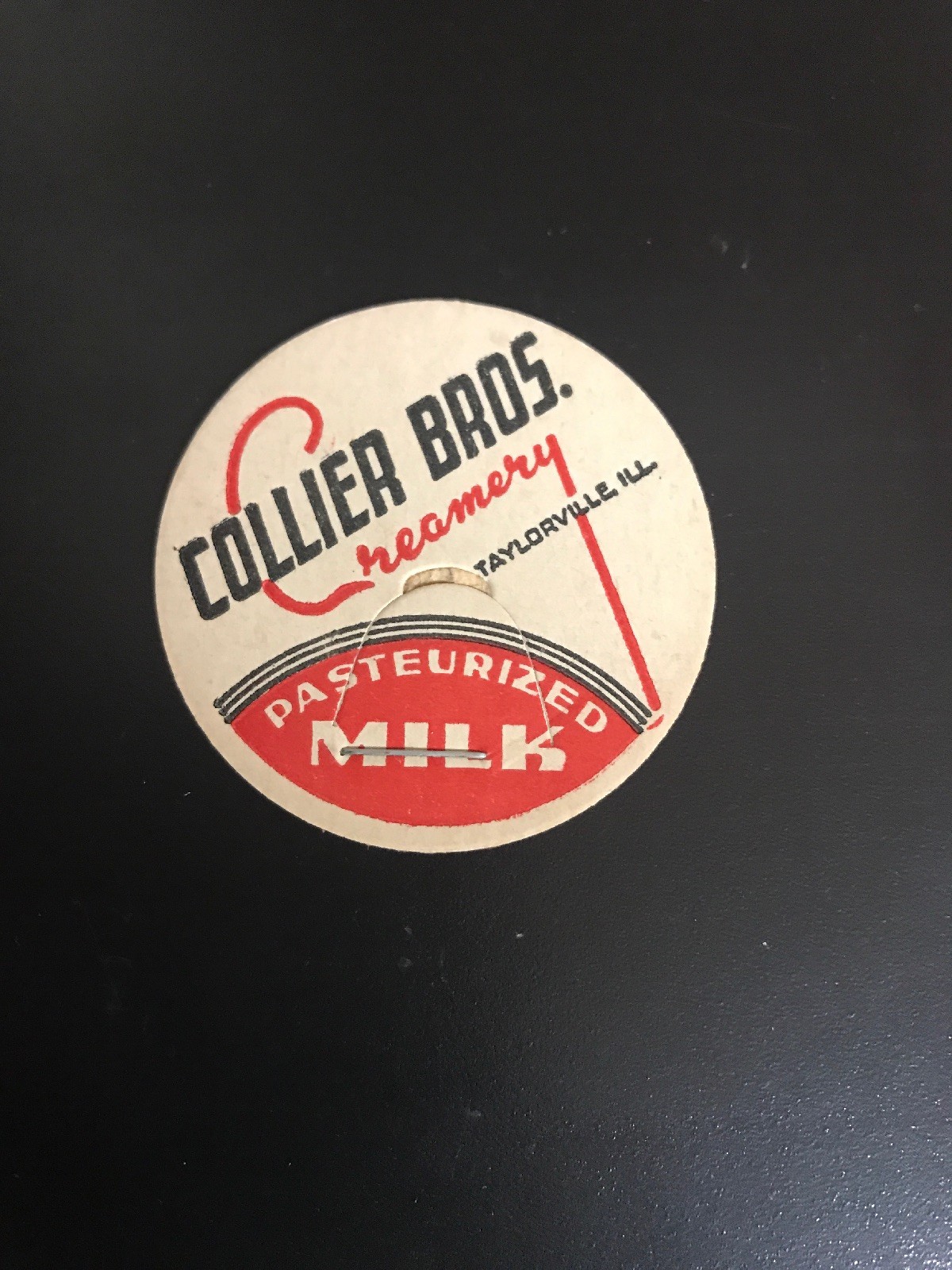 Taylorville, ILL. Collier Bros. Creamery Milk Bottle Cap eBay