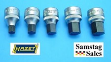 Hazet Germany 985 Socket Set Hex Bit 12 Dr 10mm 12mm 14mm 17mm And 19mm.