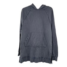 Colsie Women's Pullover Hoodie Long Sleeve Blue Size Medium
