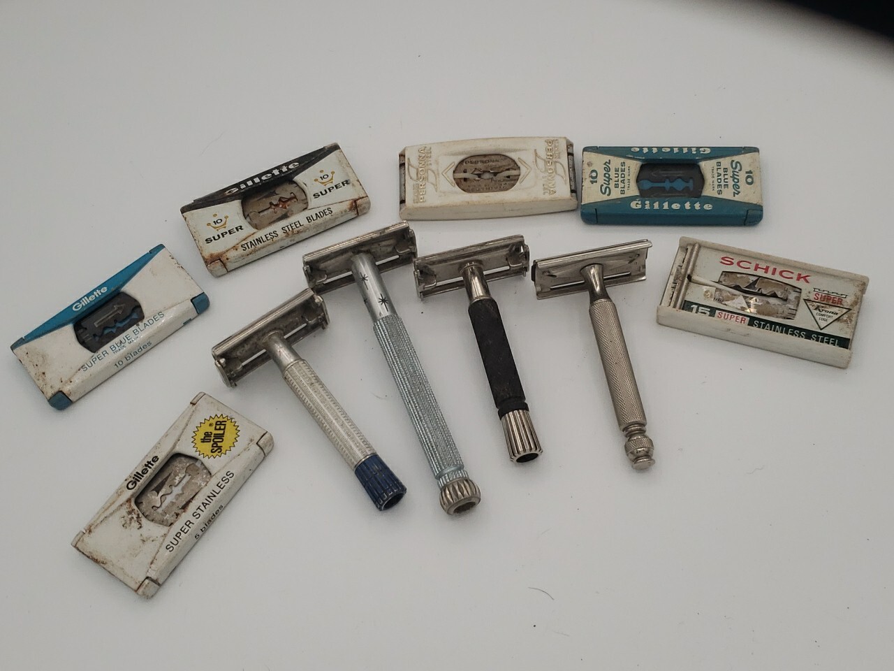 LOT OF 10 VINTAGE SAFETY RAZORS eBay