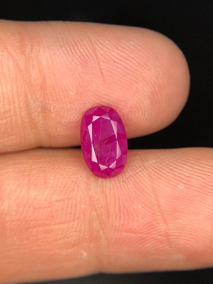 2.45 Ct Natural Untreated Ruby Pinkish Red Color loose Gemstone From ...