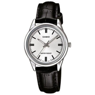 CASIO Collection LTP-V005L-7A Damenuhr im Vintage-Stil mit Lederarmband