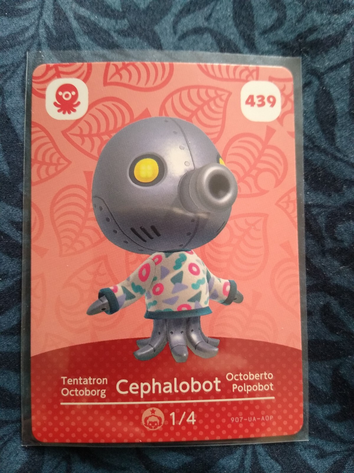 Cephalobot Animal Crossing Amiibo Card 439 Series 5 Official New