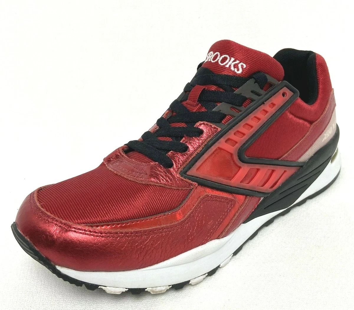 Mens Brooks Running Shoes Size 11.5 Medium D 1102051D651 Red Velvet Black