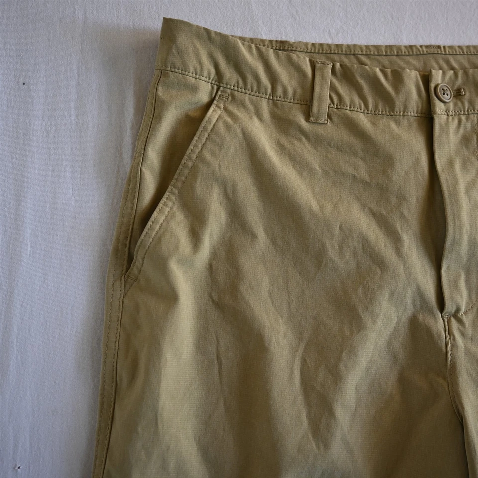 Lote 4 Pantalones Cortos de Golf Para Hombre 36x9.5" Caqui Gris Rayas Estampado Azul Rendimiento Foto 2 de 4