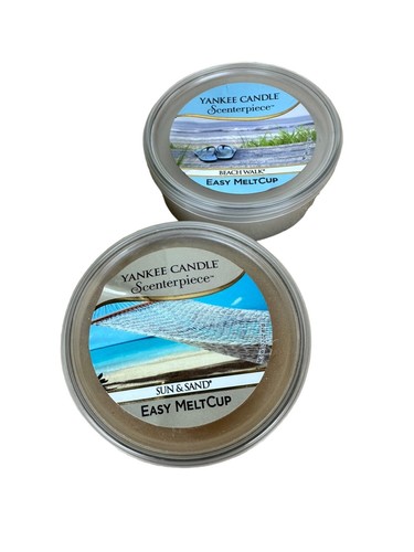 Yankee Candle Scenterpiece Meltcup Warmer - 1316948C Dove Weave w/2 extra scents - Picture 2 of 5