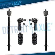 Front Inner Outer Tie Rod Ends Boots for 1993 - 1996 Geo Prizm Toyota Corolla