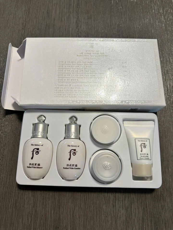 История Whoo Gongjinhyang Seol сияющий белый специальный подарочный набор K-Beauty - Изображение 2 из 4
