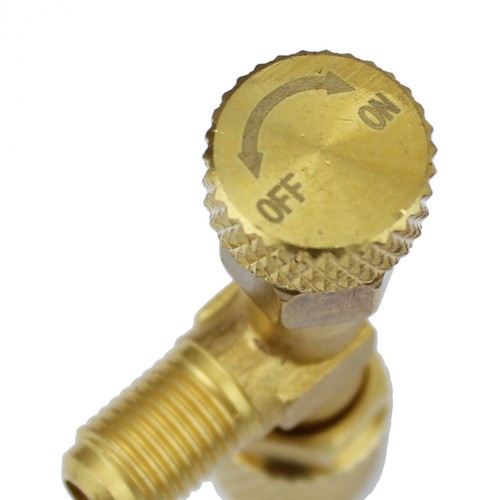 Valve Service Robinet 1/4 " SAE Gaz R410 R134a Valve De Fermeture Revitalisant - Photo 3/6