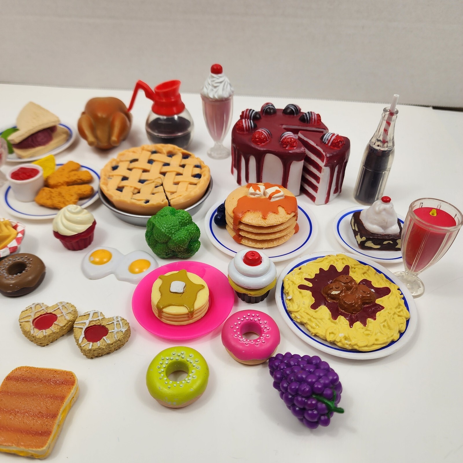 Our Generation Diner Doll Faux Food 39 Piece Lot Fits 18" OG AG My Life