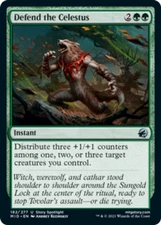 Defend the Celestus Light Play, English Magic the Gathering MTG Innistrad: Midni