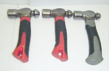 3 Short Handle Stubby Ball Peen Hammers - 12  14 oz.