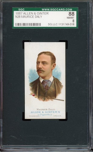1887 N28 Allen & Ginter #17 Maurice Daly