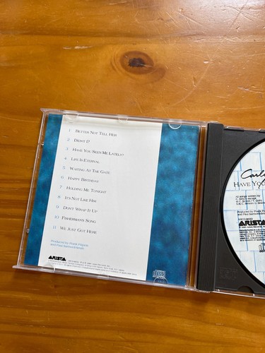 Have You Seen Me Lately - Audio CD By Carly Simon 1990 Arista Records Album - Picture 3 of 5