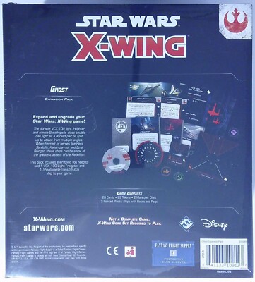 Fantasy Flight Games X-wing 2nd Edition Ghost Expansion Swz49 for