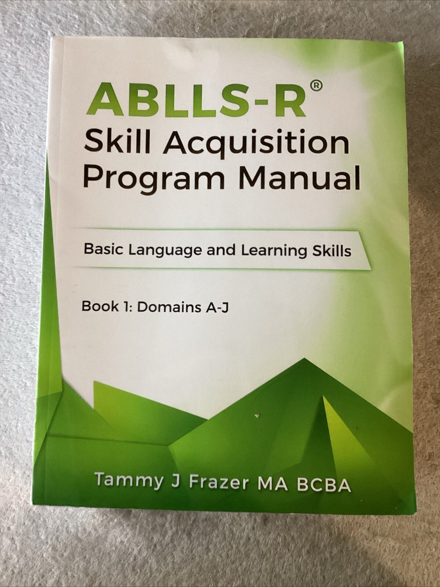 ABLLS-R Skill Acquisition Program Manual Book 1 & Book 2 Set