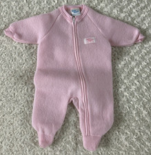 VTG 90s OshKosh Baby B  Gosh Blanket Sleeper Pajama Footed One Piece Pink 6 M NEW