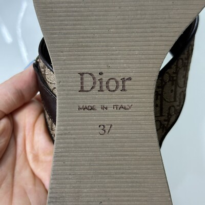 CHRISTIAN DIOR Spring Summer 2005 Trotter Flip-Flop Sandals | eBay