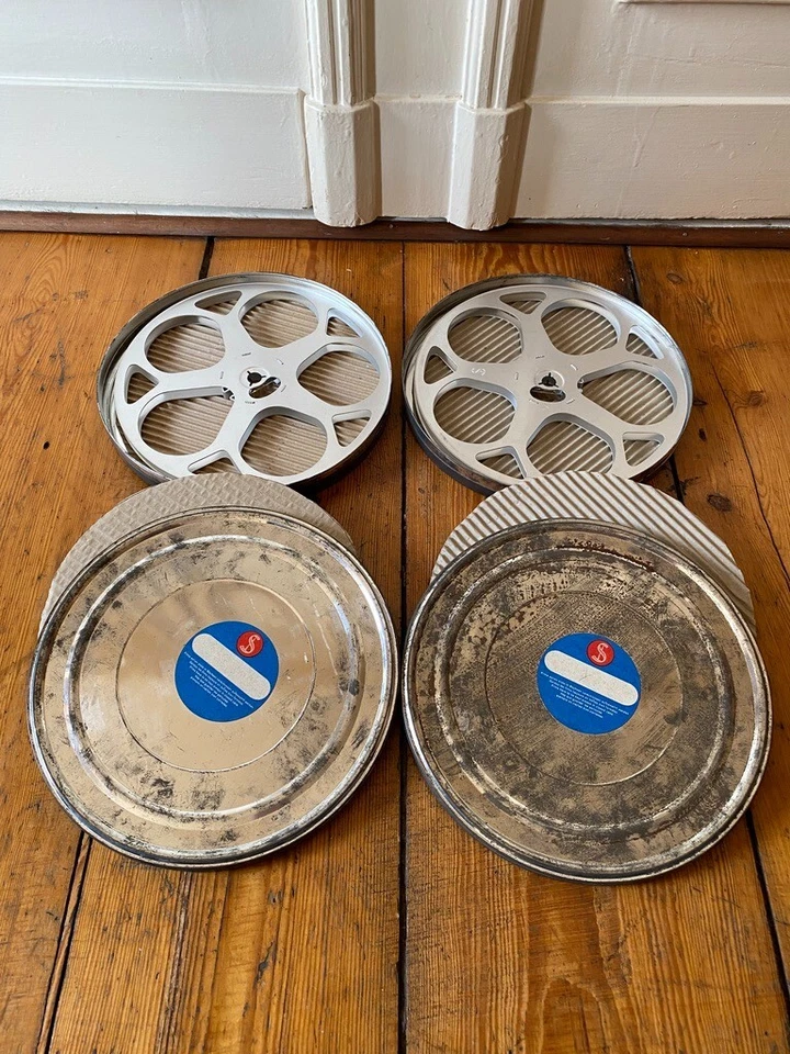 Super8 Stocko Alu Spulen 2x Ø 24cm Filmdose