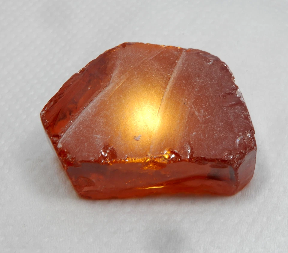 Orange Cambodia Cubic Zircon Rough Loose Gemstone 306.75 Ct - Image 3 of 4