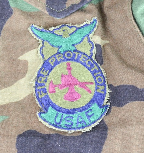US Army Air Force Medium Short Camo Cold Weather Field Coat Hooded Air Patch - Bild 3 von 18