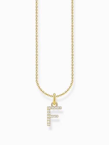Chaîne & Pendentif Serpent Tempt Par Thomas Sabo - Plaqué Or - Argent 925 - Neuf Étiqueté