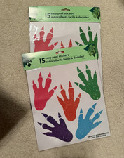 Dinosaur Party Wall Mural & Dino Footprint St...