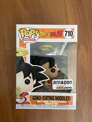 Funko Pop! Dragon Ball Z Goku Eating Noodles #710 Amazon Exclusive Mint Box